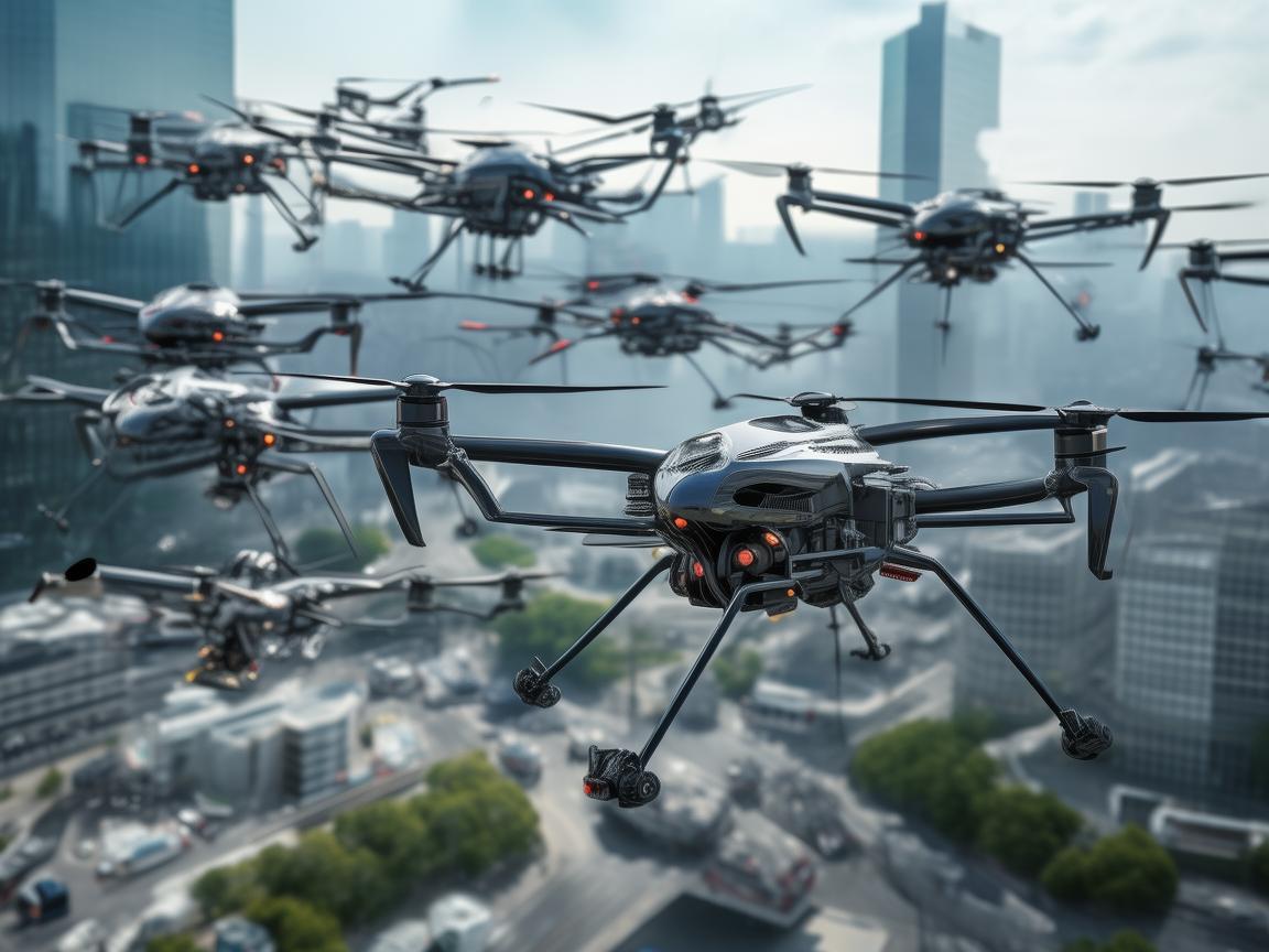 无人机集群，清洁工领域的新力量