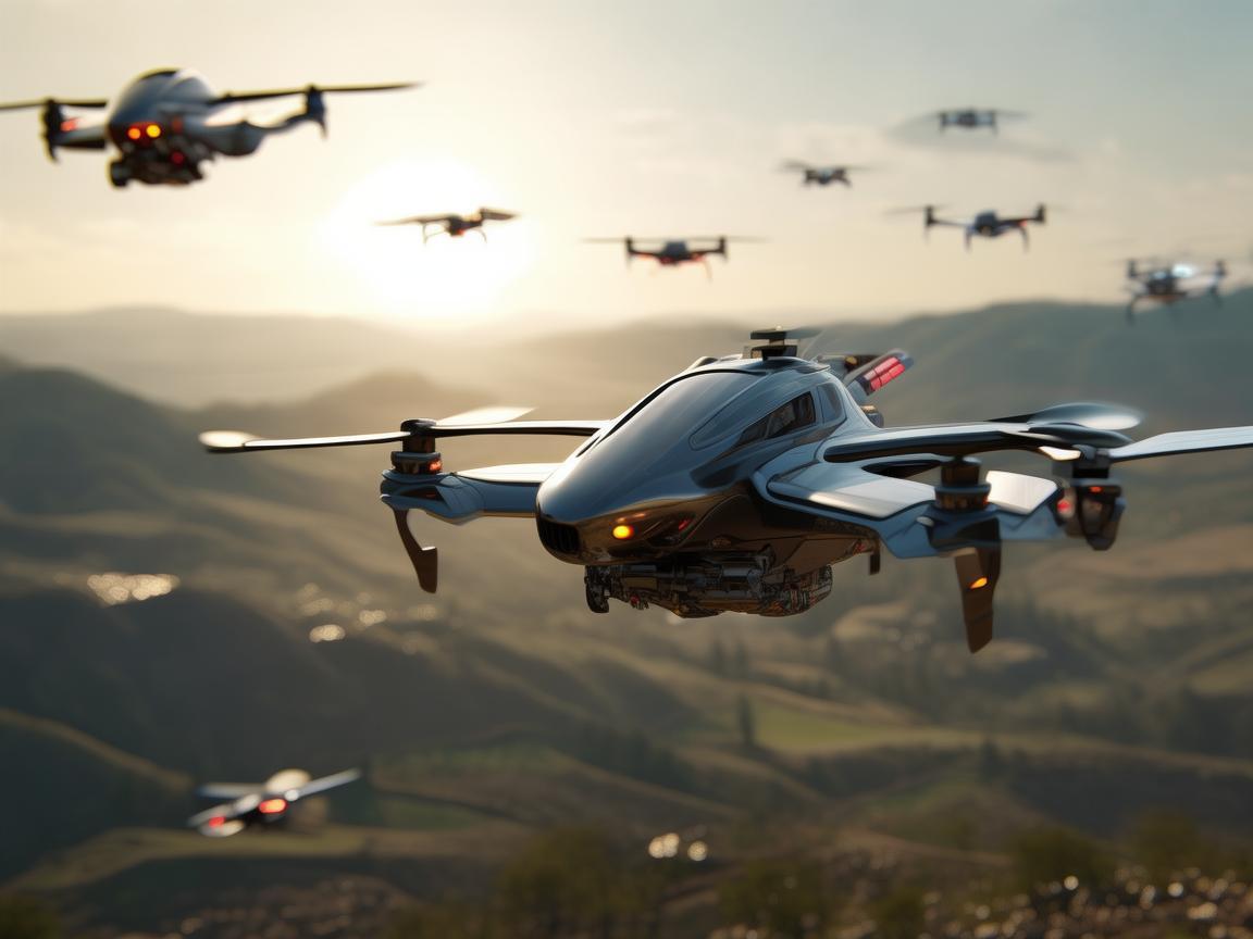 探索下午时光里的无人机集群发展新貌