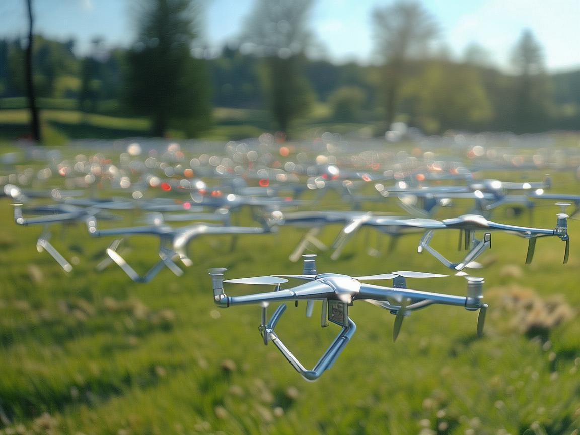 无人机集群,如溜冰鞋般灵动协作 无人机集群,如溜冰鞋般灵动协作