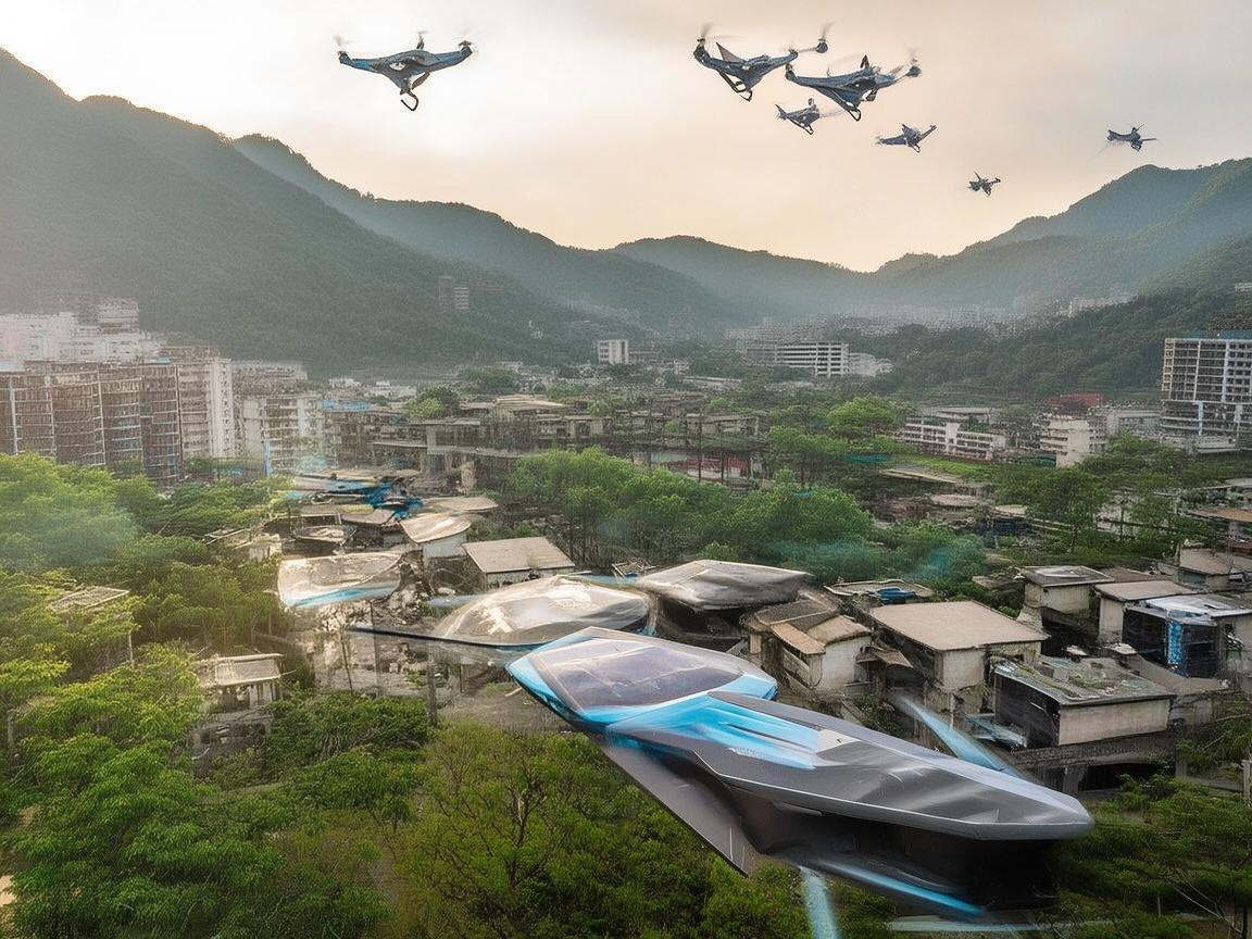 湘乡，无人机集群发展的新热土